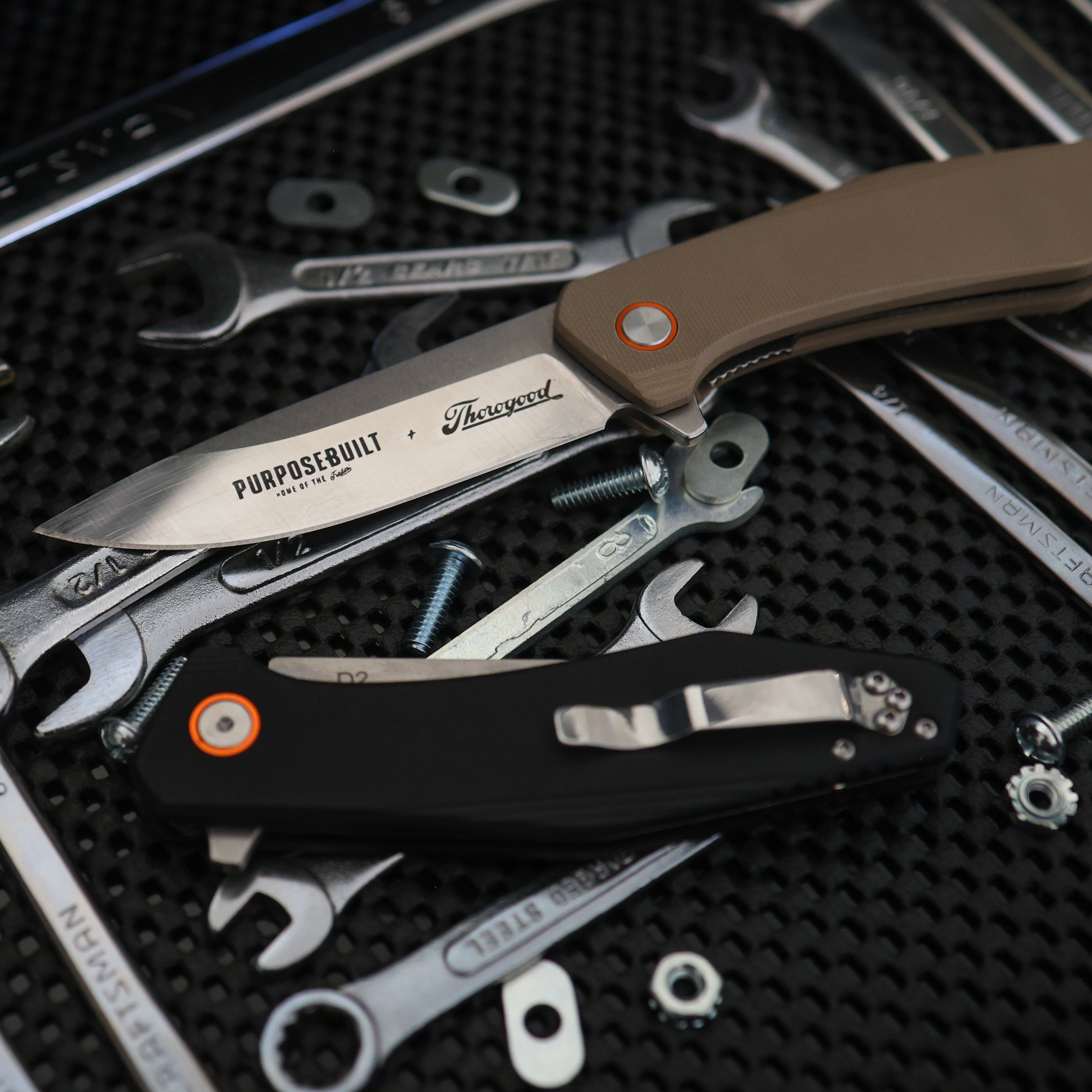 Limited Edition - Thorogood x Purpose-Built x Crimson M6 Folder, Black