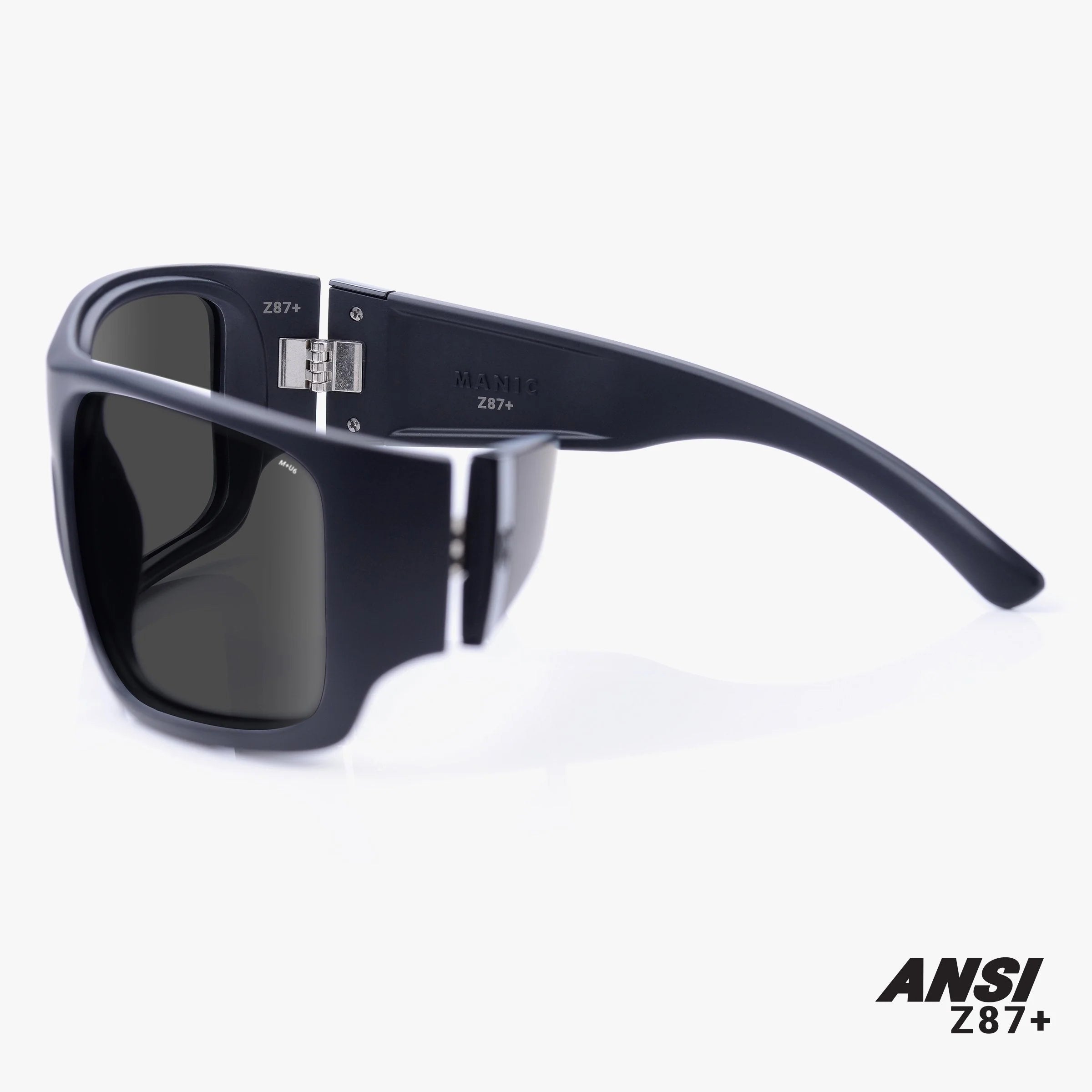 MANIC Black on Black - Grey  Polarized (Ansi)