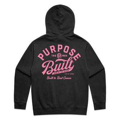 Built to Beat Cancer Hoodie, Black