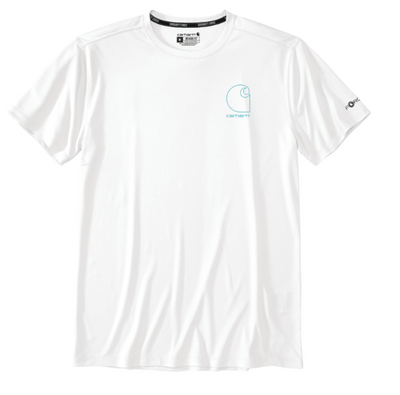 Force Sun Defender Lightweight S/S Logo Graphic T-Shirt - White/Navy