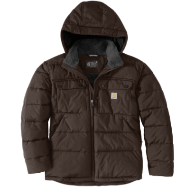 Montana Loose Fit Insulated Jacket - 4 Extreme Warmth Rating - Dark Brown