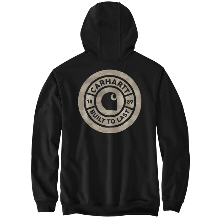 Sawyer Camo Sweatshirt- Black