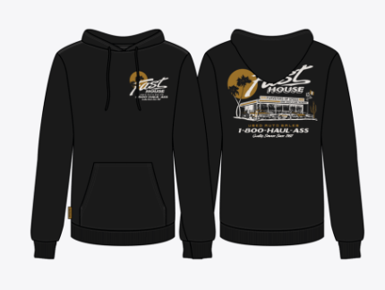 Sunset Hooded Pullover - Vintage Black