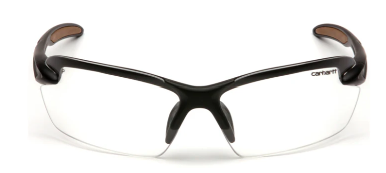 Spokane Half Frame-Black/Clear