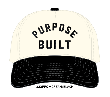Good Times Snapback, Cream & Black