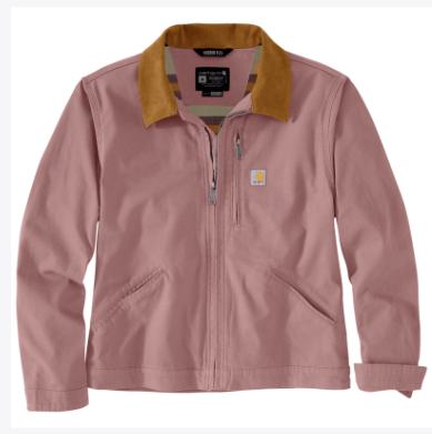 Women's Canvas Detroit Jacket- Rose Tint