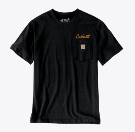 Irvine Relaxed Hardwork T-Shirt- Black