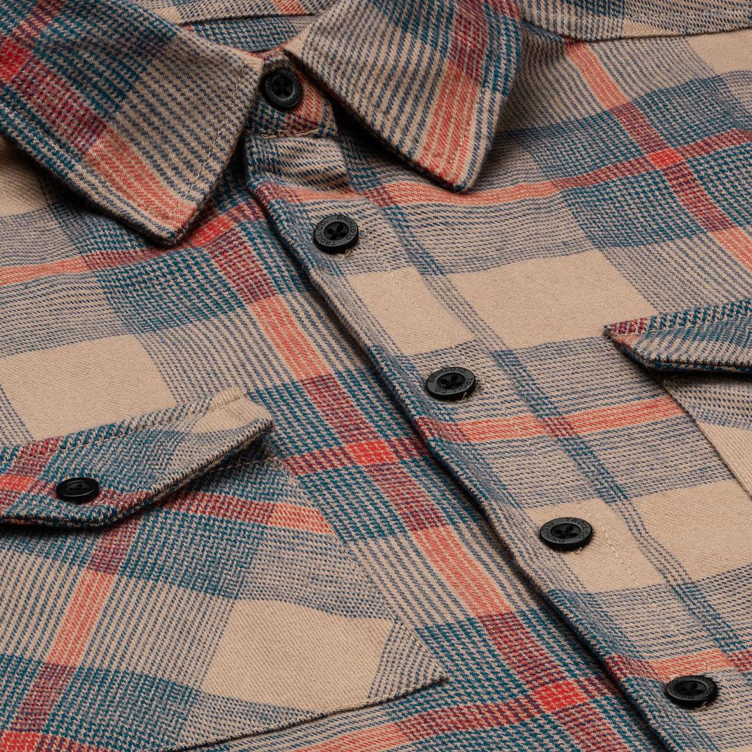 Women's Rae Flannel, Beige Red Navy - Purpose-Built / Home of the Trades