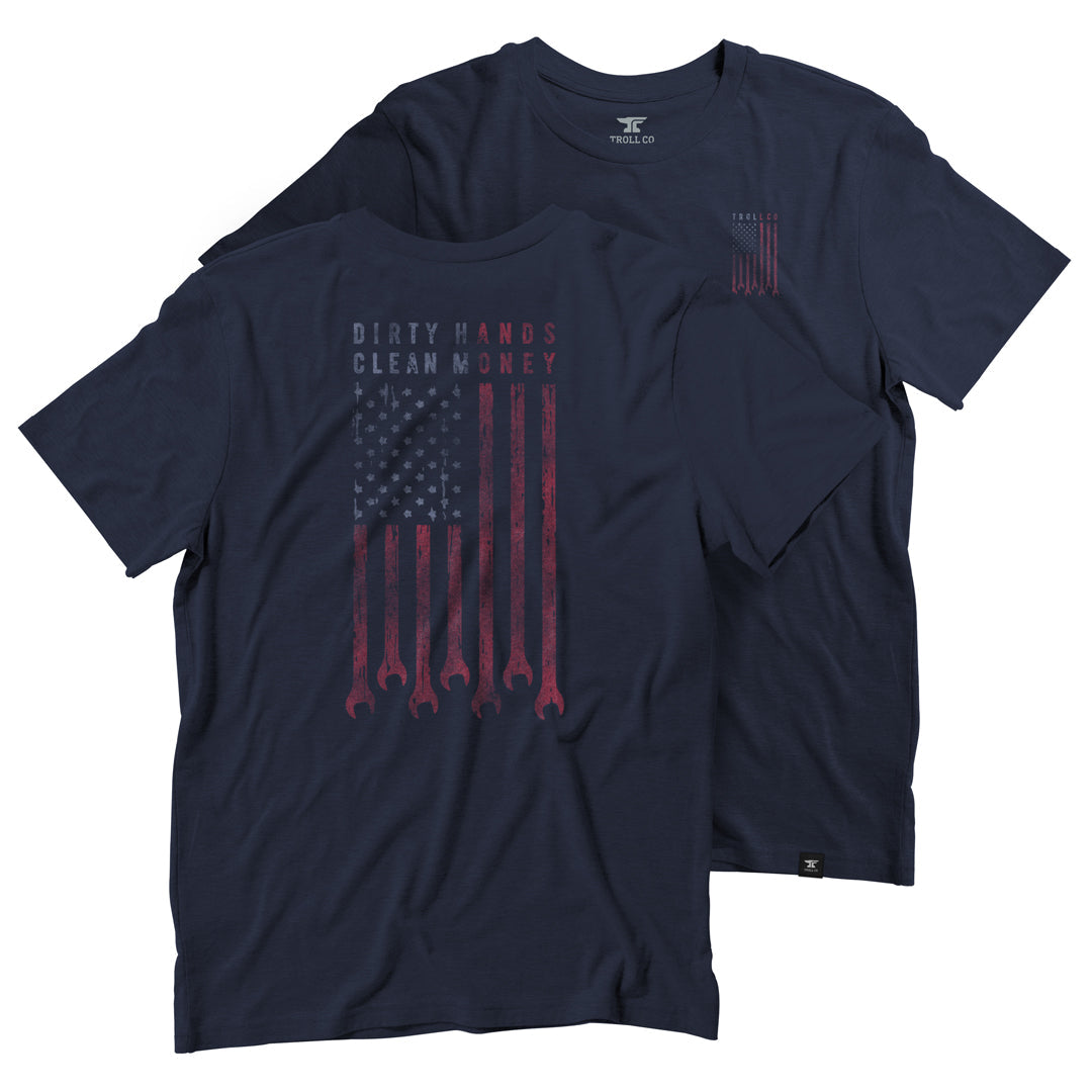 DHCM Flagship SS Tee, Navy