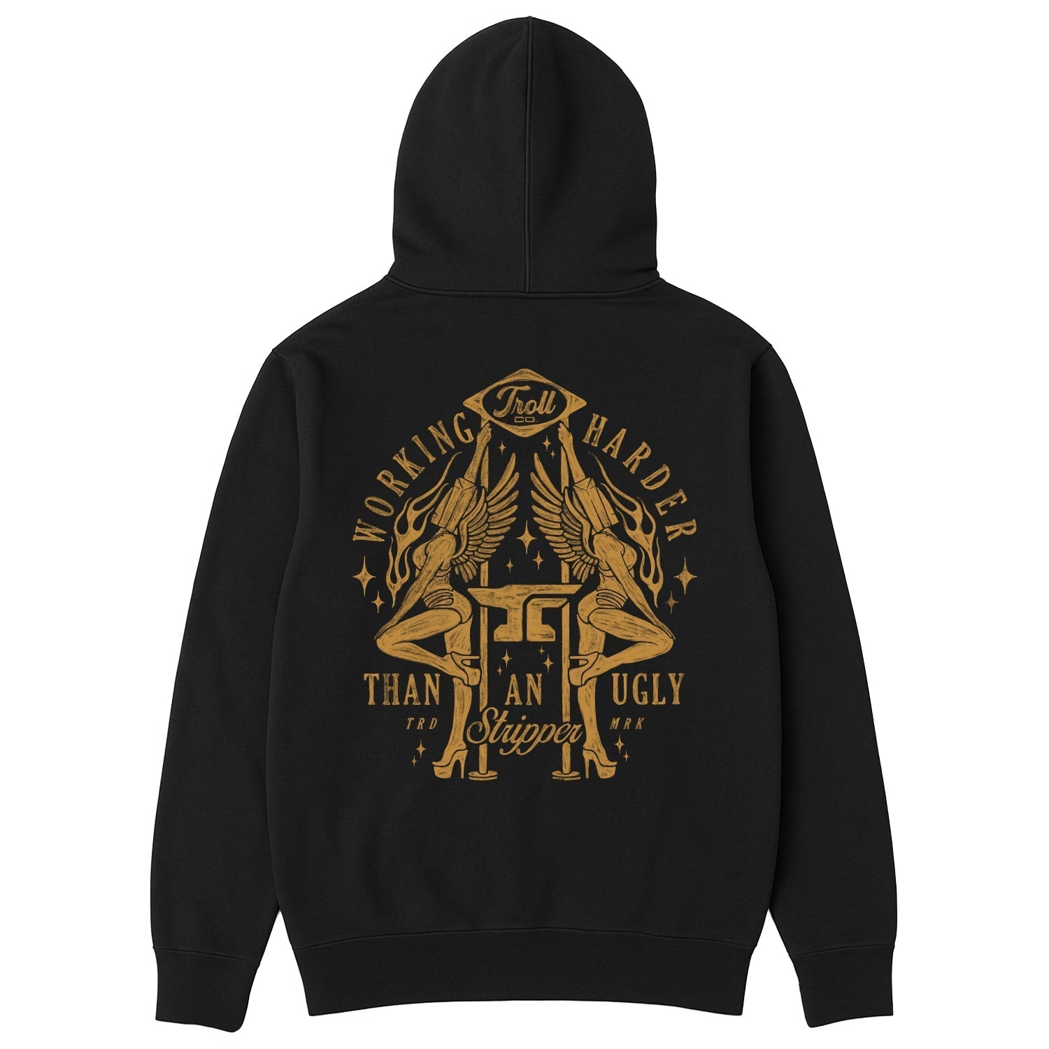 WHUS Twins Hoodie - Black