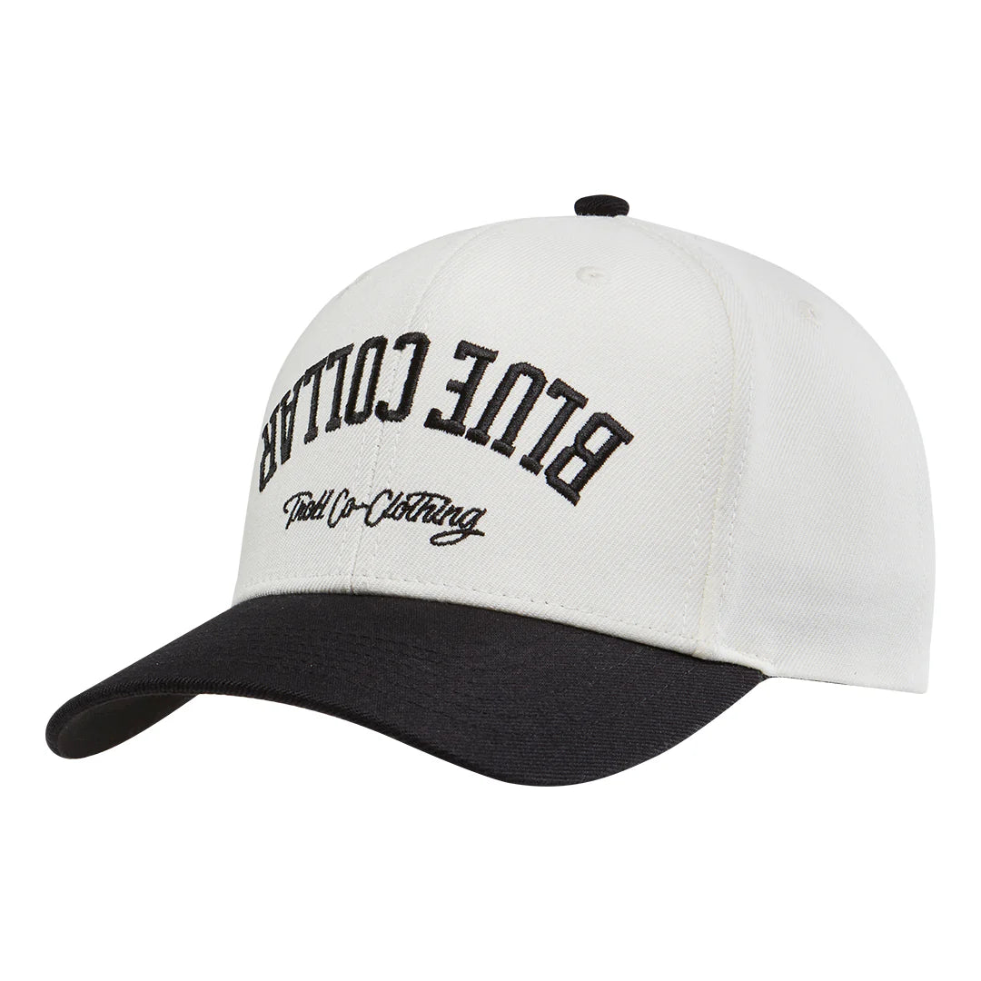 BC Bottoms Up Curved Bill Snapback-Natural Black