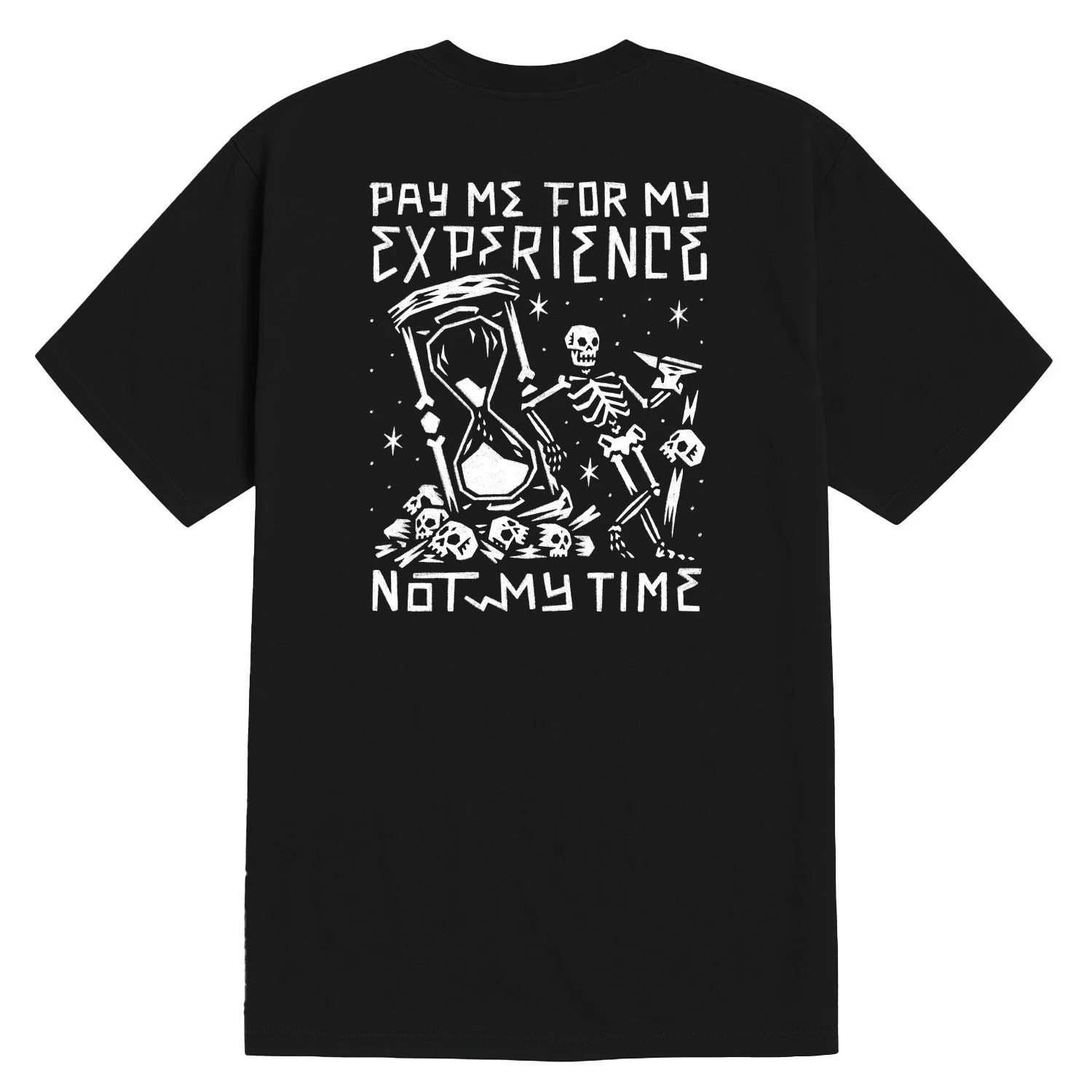 Pay Me Hourglass SS Tee- Black