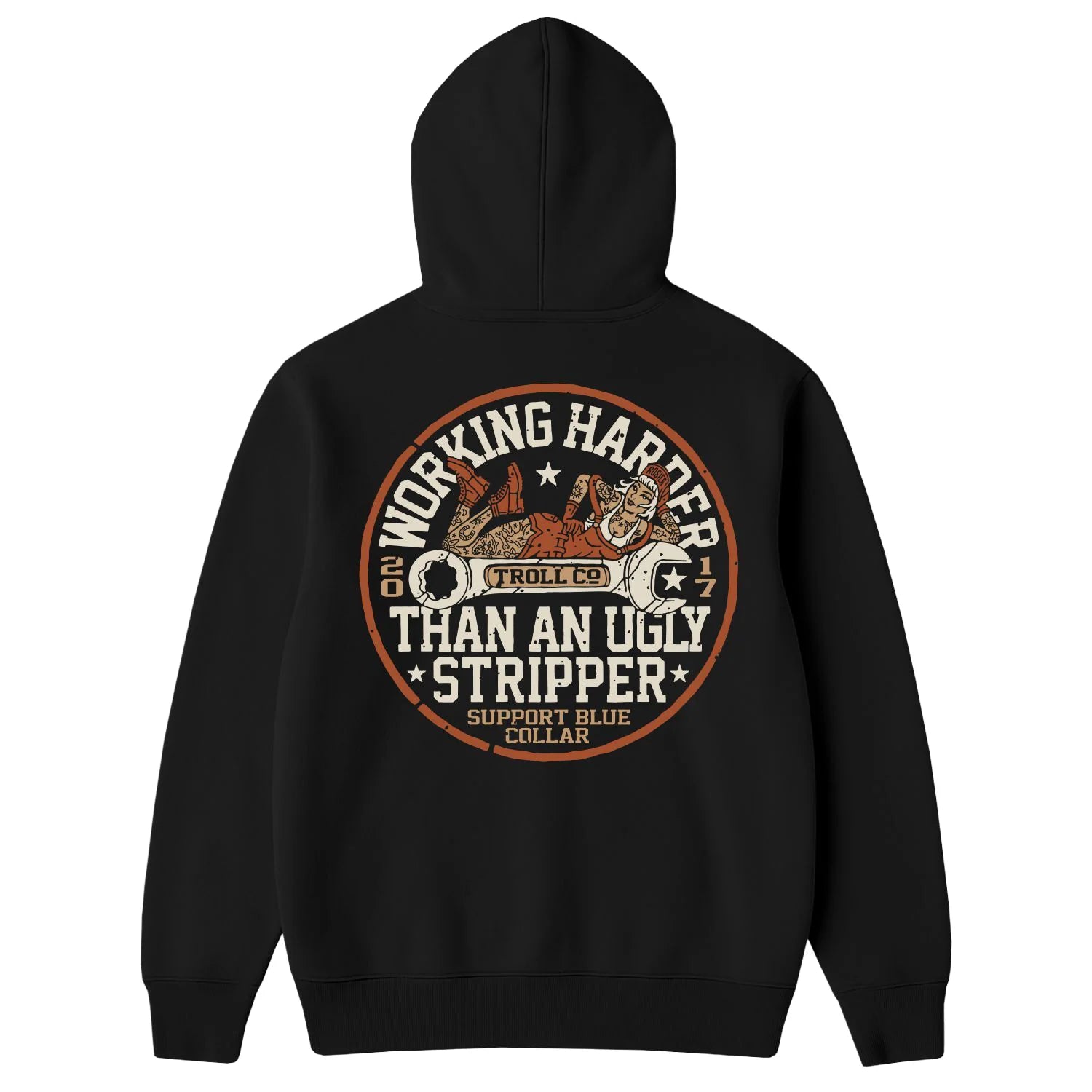 WHUS Poser Hoodie- Black