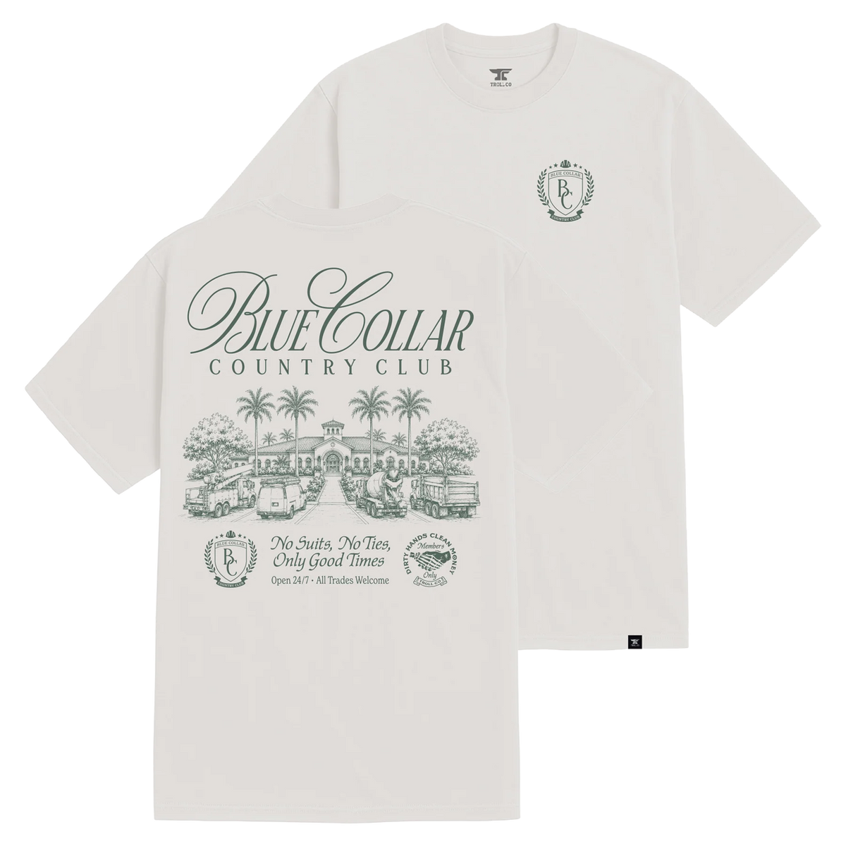 BCCC Palms T-Shirt - Bone