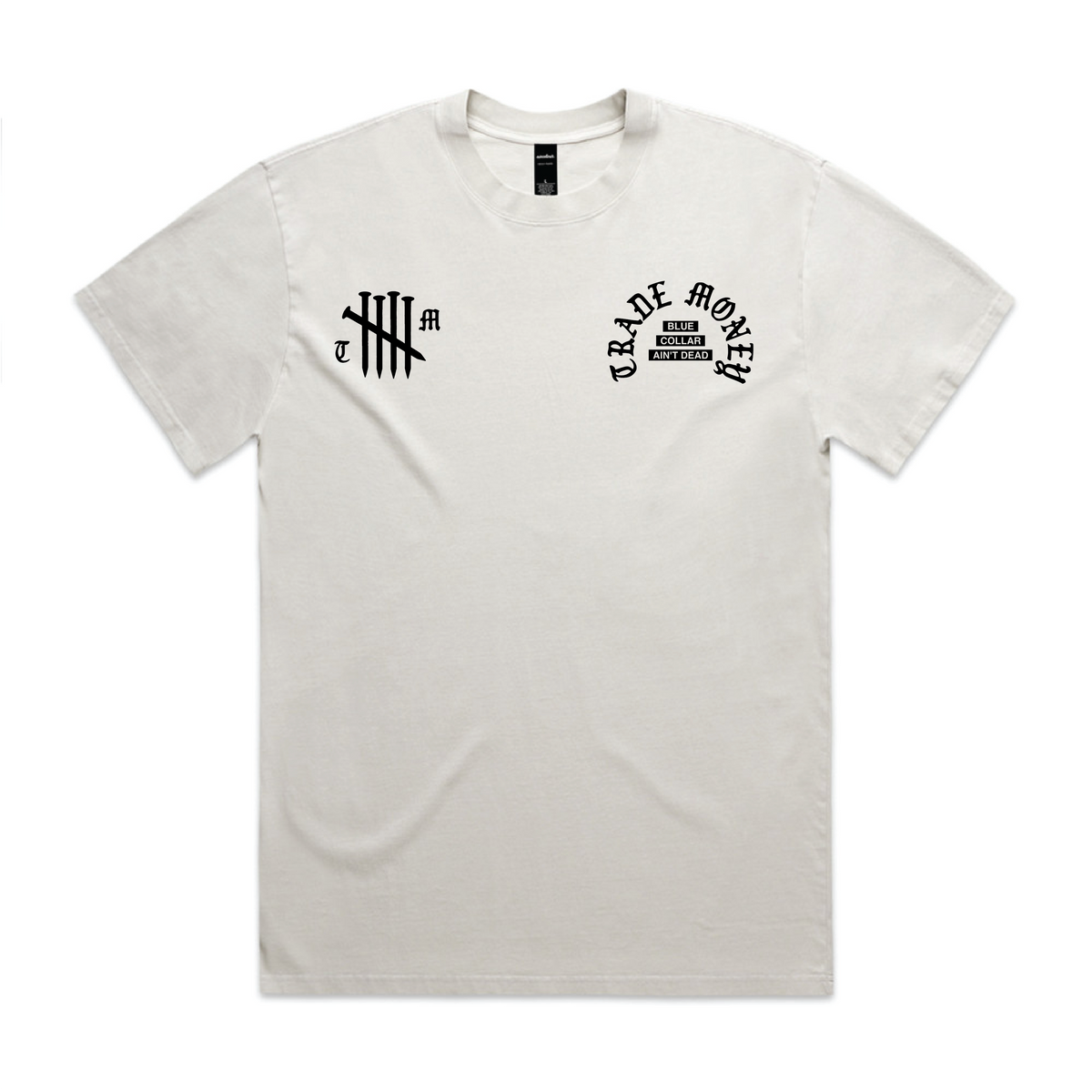 Still Here HD Tee, Faded White