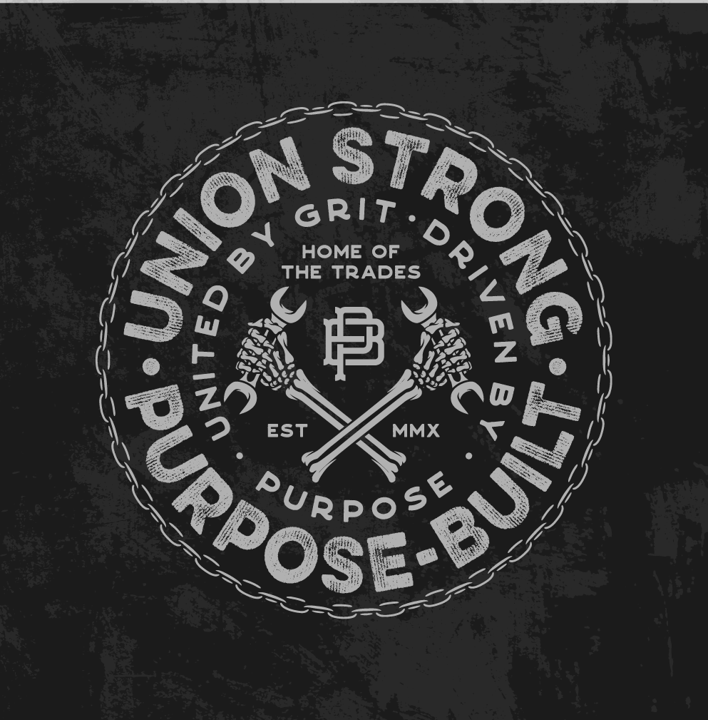 Union Strong HD Tee, Iron Ore