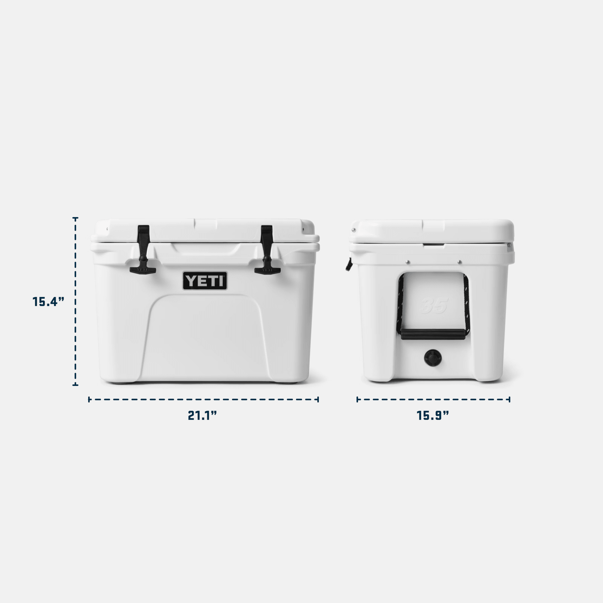 Tundra 35 Hard Cooler - White - Purpose-Built / Home of the Trades