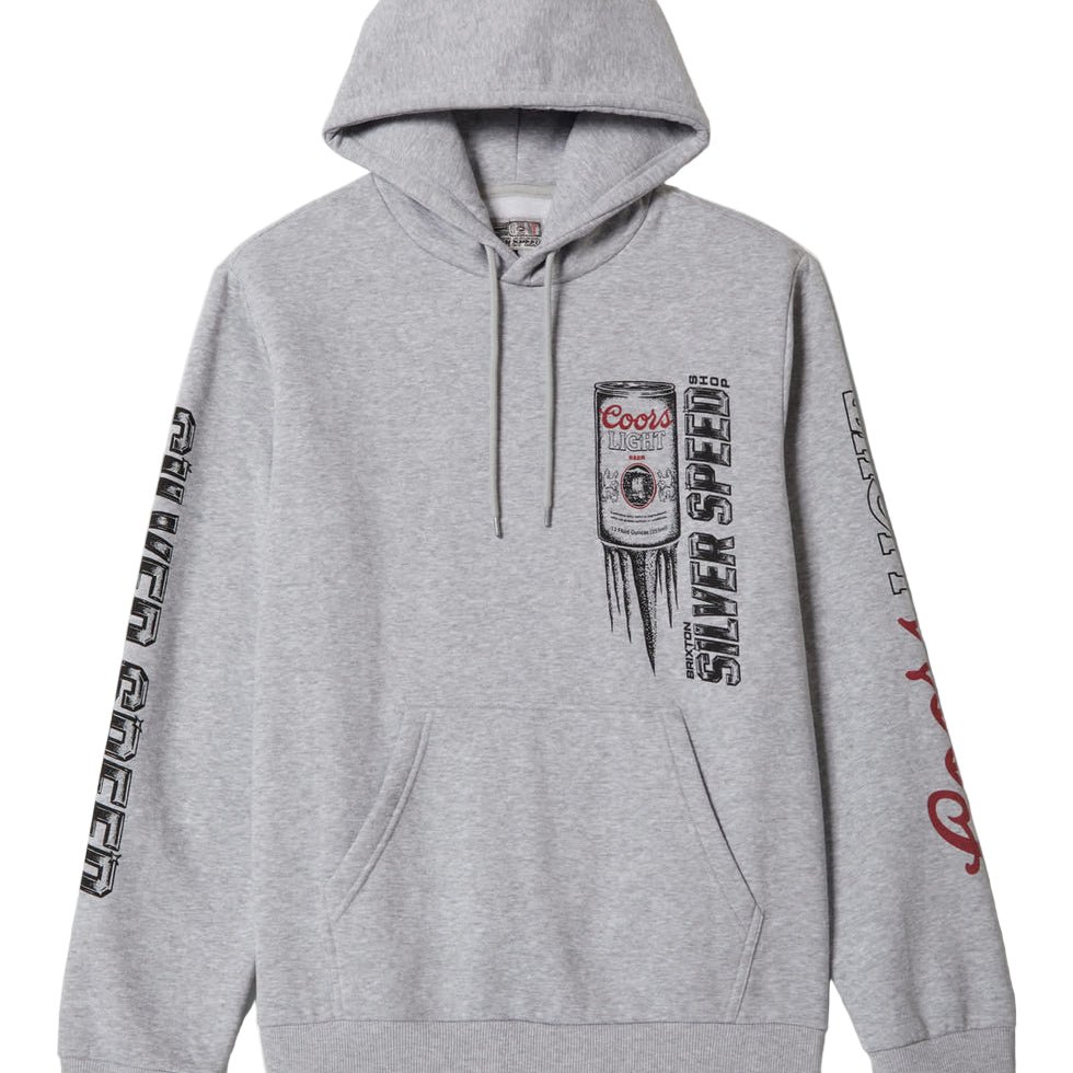 Coors Light Silver Speed Hoodie- Heather Grey