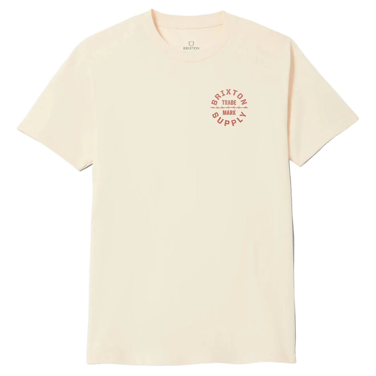 Oath V S/S Standard Tee- Cream/ Brick Red
