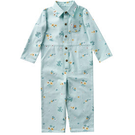 Infant/Toddler Long Sleeve Snap-Front Coverall - Blue Haze