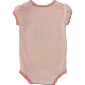 Infant Short-Sleeve Highland Bodysuit - Bleached Apricot