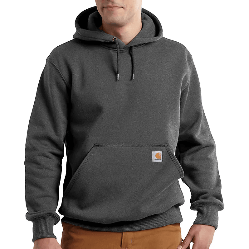 Rain Defender Loose Fit Heavyweight Hoodie - Carbon Heather - Purpose-Built / Home of the Trades