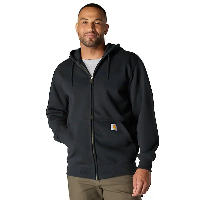 Rain Defender Loose Fit Heavyweight Full-Zip Sweatshirt - Black