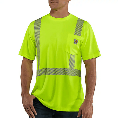 Class 2 High Visibility Force Short Sleeve T-Shirt - Brite Lime