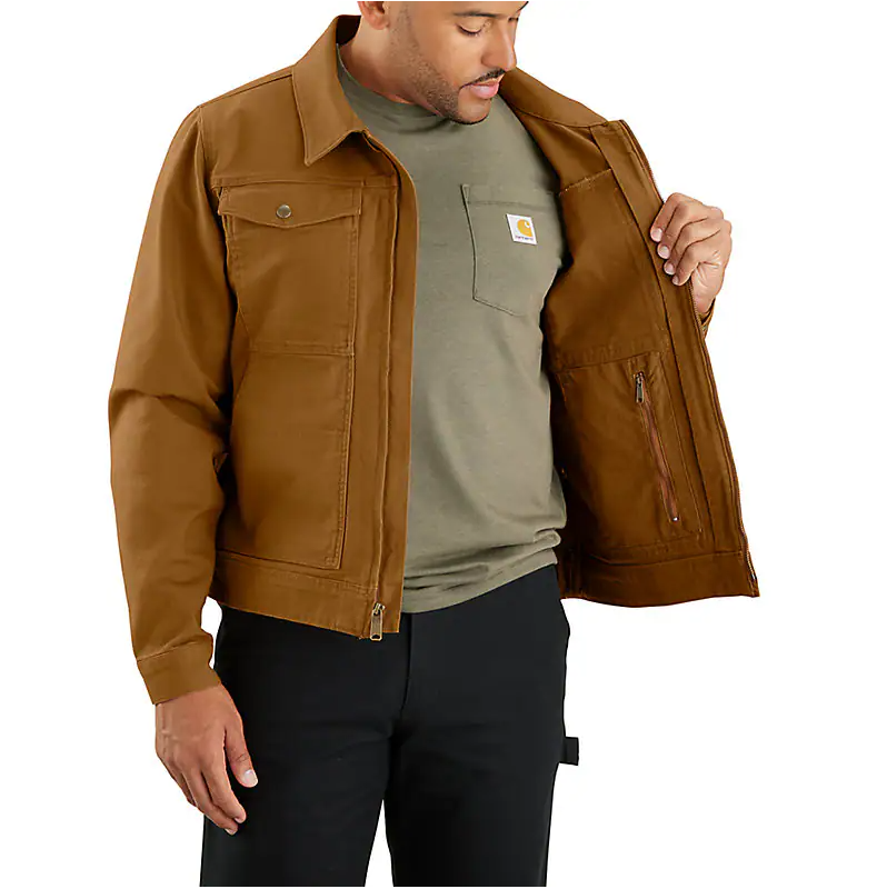 Rugged Flex® Relaxed Fit Duck Jacket - 1 Warm Rating - Carhartt Brown