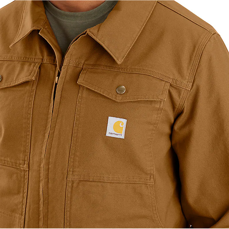 Rugged Flex® Relaxed Fit Duck Jacket - 1 Warm Rating - Carhartt Brown
