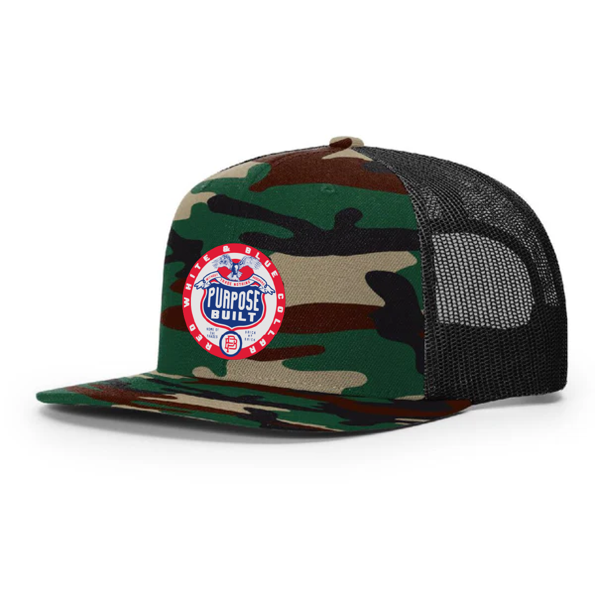 RWBC 2.0 Patch Hat, Camo & Black