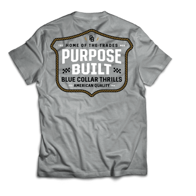 Youth, For the Thrills Tee, Grey Frost