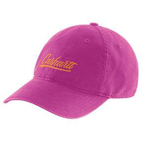 Canvas Script Graphics Cap - Magenta Agate - Purpose-Built / Home of the Trades