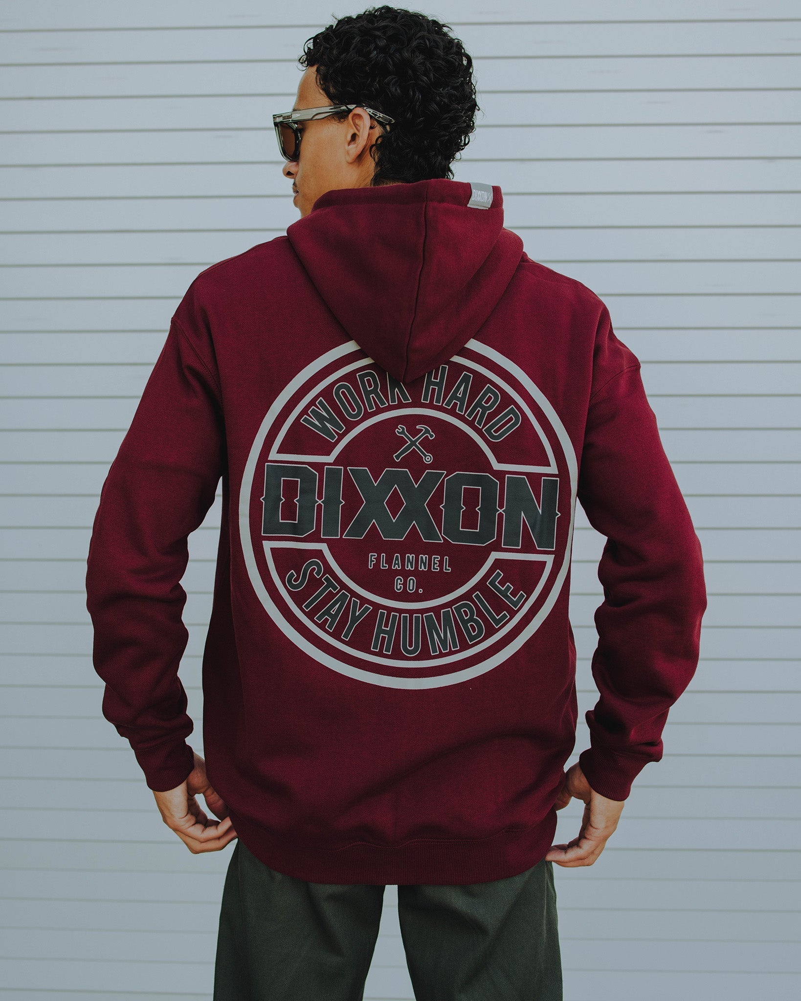 Gray & Black Corpo Zip Up - Maroon