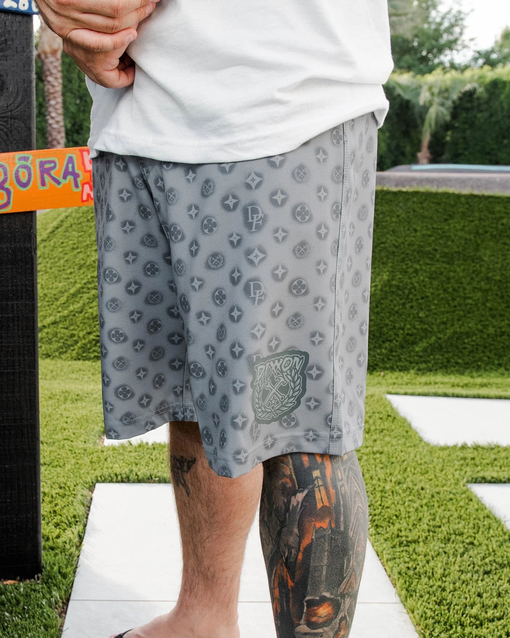 Gray Bougie 21" Boardshort
