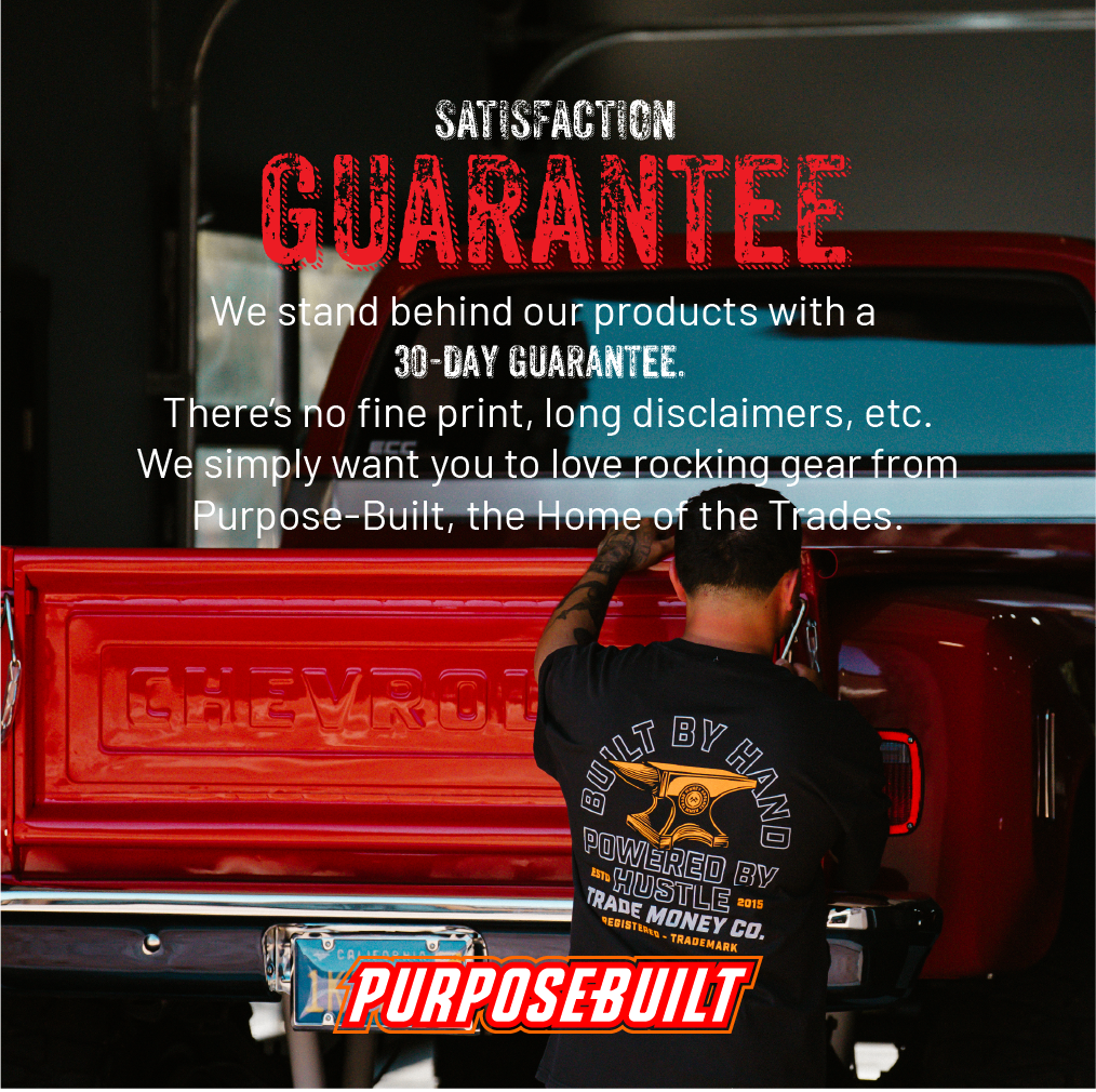 Built by Hand Heavy Hoodie, Faded Grey