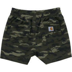Infant/Toddler Boys Rugged Flex Camo work Short - Olive