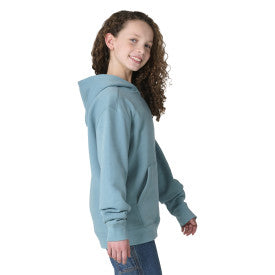 Youth Girls Long-Sleeve Logo SweatShirt -Mineral Blue