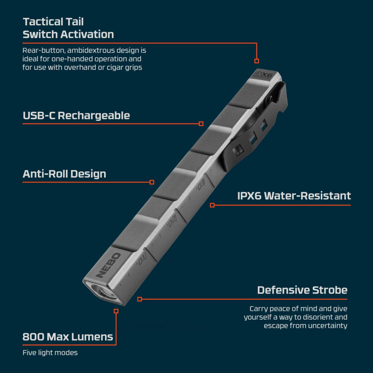 Edge 800 Pen Light