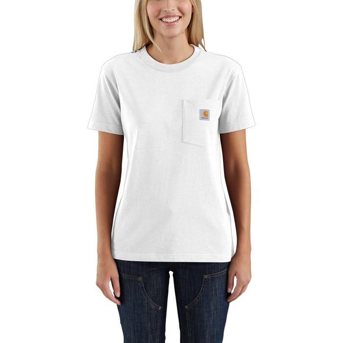 Women's Pocket T-Shirt - White - Purpose-Built / Home of the Trades