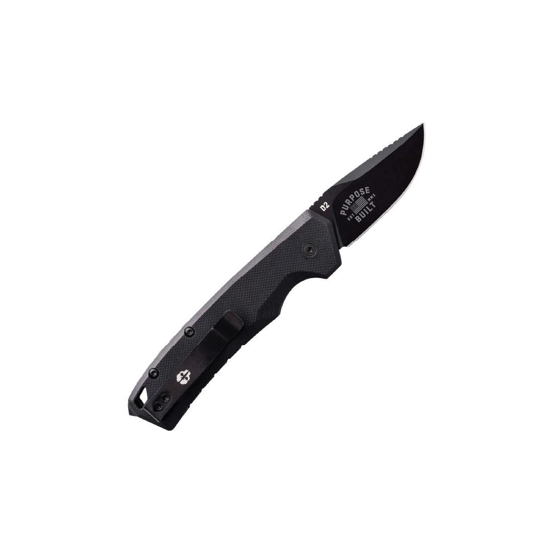 TEKTO Collab: A3 Delta Mini-Black G10 Handle // Black Accents