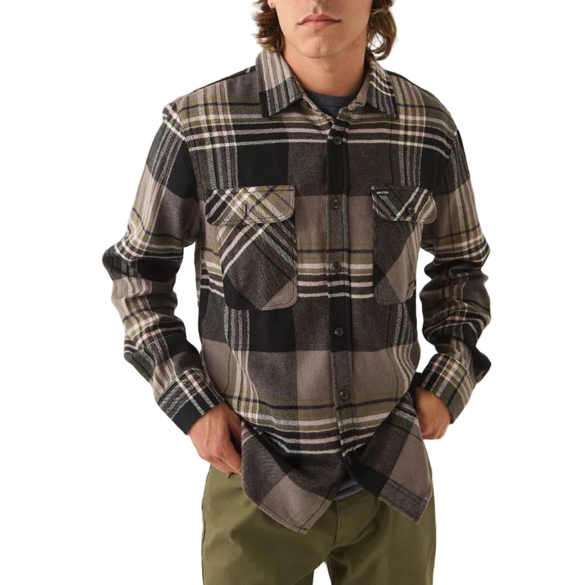 Bowery Flannel- Black/Multi