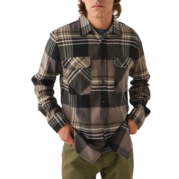 Bowery Flannel- Black/Multi