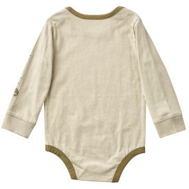 Infant Long-Sleeve Dog Bodysuit - Elm