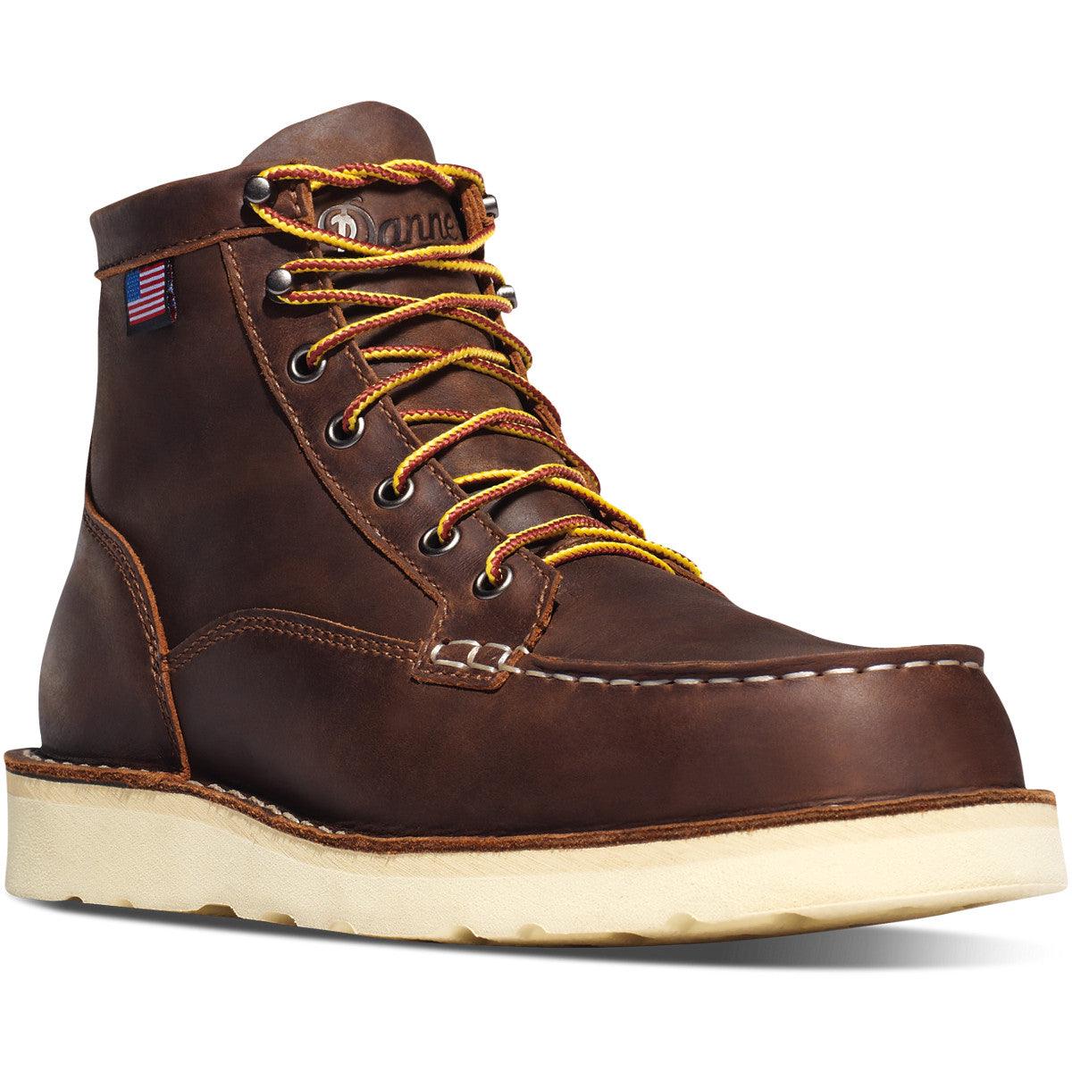 Men's 6" Bull Run Steel Toe Boots - Brown - Purpose-Built / Home of the Trades
