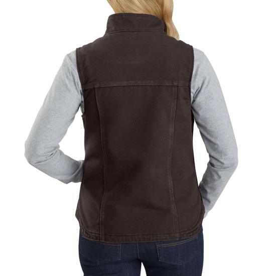 Women’s Sherpa Mock Neck Vest - Black - Purpose-Built / Home of the Trades